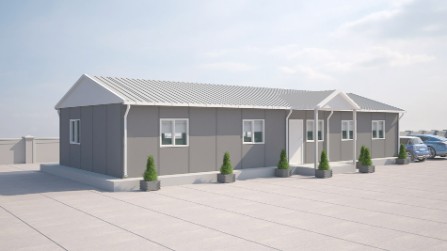 101m² Prefabricated Office