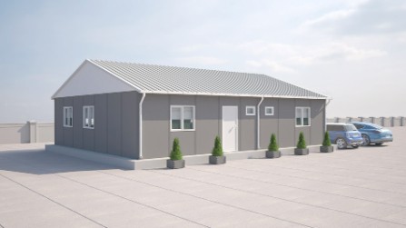 102m² Prefabricated Office