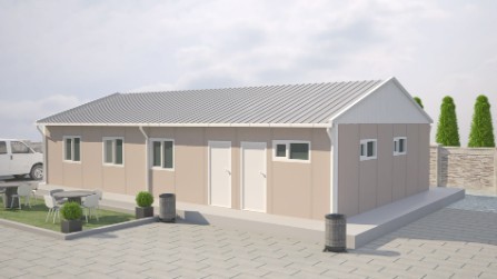 103m² Prefabricated Dinning Halls