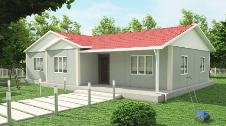 122m² Prefabricated House