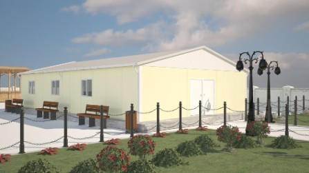 125m² Prefabricated Mosque Buildings