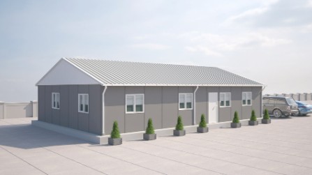 125m² Prefabricated Office