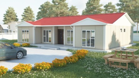 129m² Prefabricated House