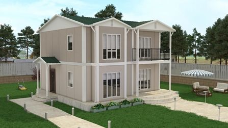 136m² Prefabricated House