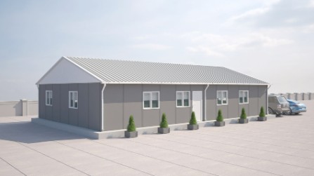 136m² Prefabricated Office