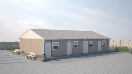 137m² Prefabricated Accommodation Buildings
