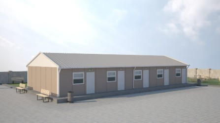 143m² Prefabricated Accommodation Buildings