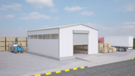 150 m² Çelik Hangar Binası