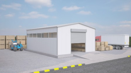 150 m² Çelik Hangar Binası