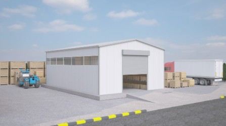 150 m² Steel Hangar Warehouse