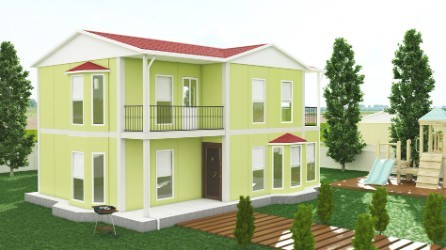 155m² Prefabricated House