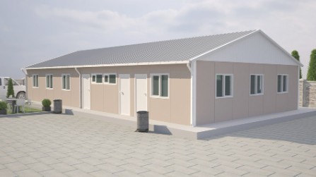 158m² Prefabricated Dinning Halls