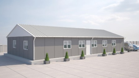 158m² Prefabricated Office