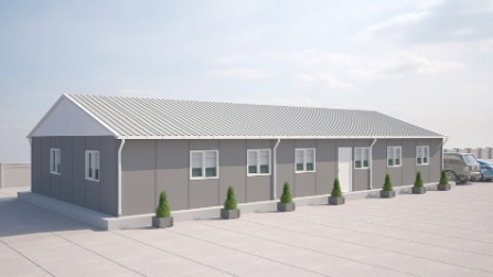 169m² Prefabricated Office