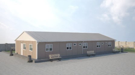 170m² Prefabricated Accommodation Buildings