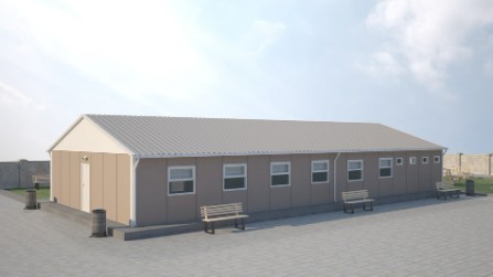 181m² Prefabricated Accommodation Buildings
