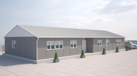 193m² Prefabricated Office