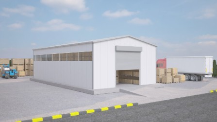 200 m² Steel Hangar Warehouse