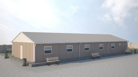 203m² Prefabricated Accommodation Buildings