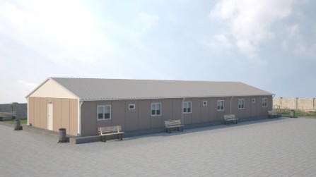 237m² Prefabricated Accommodation Buildings