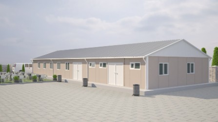 237m² Prefabricated Dinning Halls