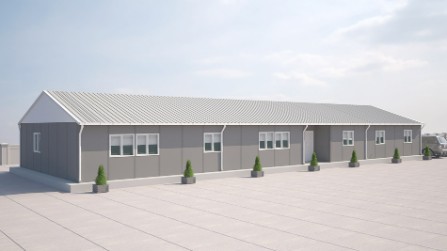 249m² Prefabricated Office