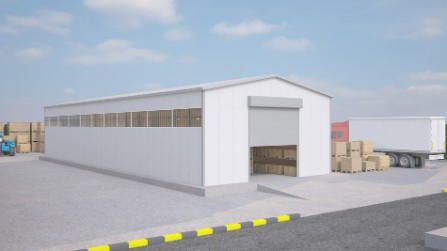 300 m² Çelik Hangar Binası