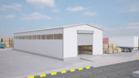 300 m² Steel Hangar Warehouse