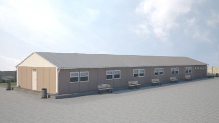328m² Prefabricated Accommodation Buildings