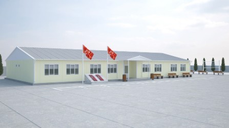 349m² Prefabricated School Buildings