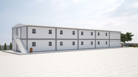 560m² Double Storey Accommodation Containers