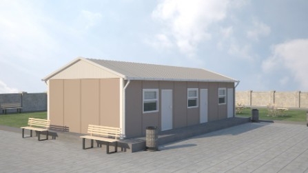 59m² Prefabricated Accommodation Buildings