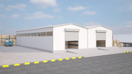 600 m² Steel Hangar Warehouse
