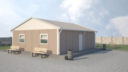 68m² Prefabricated Accommodation Buildings