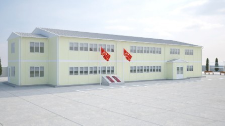 729m² Prefabricated School Buildings