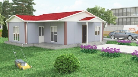 77m² Prefabricated House