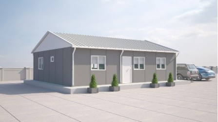 78m² Prefabricated Office