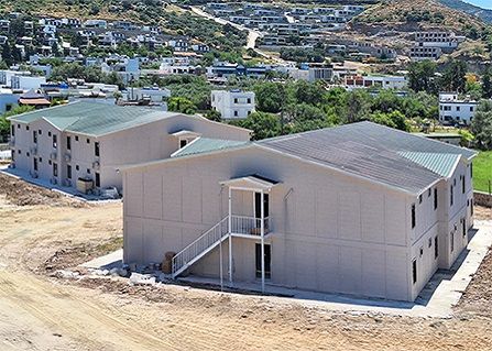 792m² İki Katlı Prefabrik Otel Lojman Binası