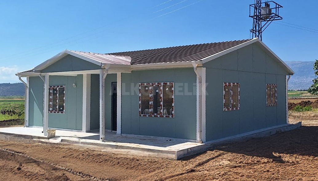 82m² Tek Katlı Prefabrik Ev (Aksu)