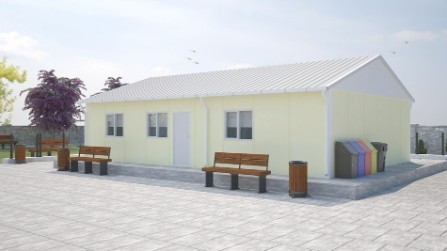 91m² Prefabricated Health Service Buildings