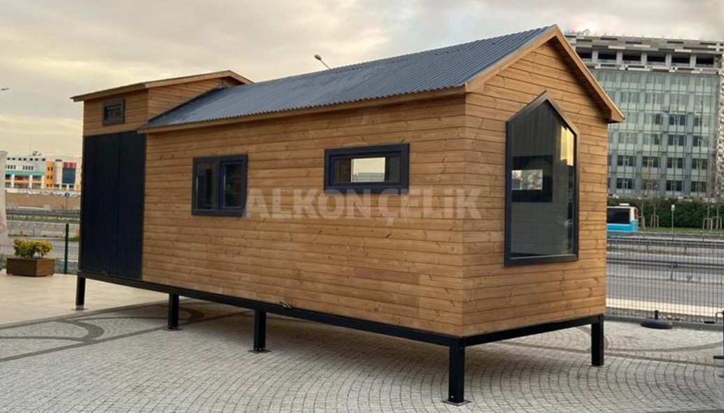 Ahşap Kaplama Tiny House