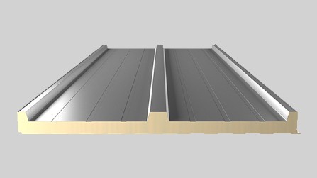 Cap Profile 3 Ribs Polyurethane Roof Panel