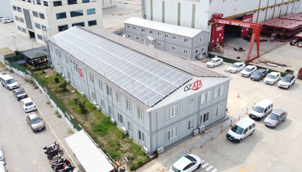 İki Katlı Prefabrik Ofis Binası Özata Tersanesi 1000m²