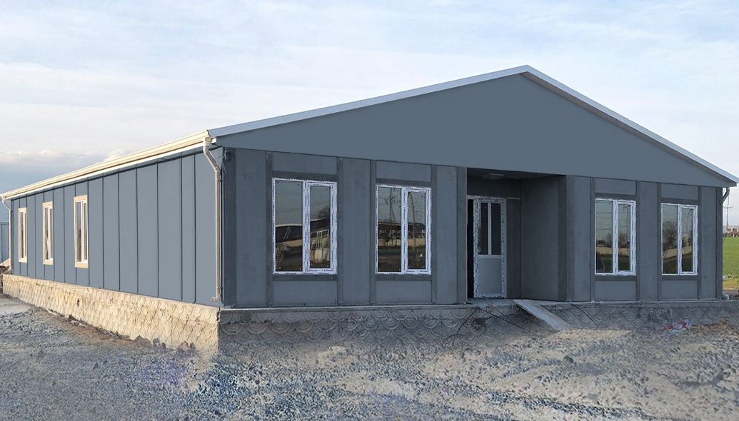 Prefabricated Office Building 211m² Single Storey