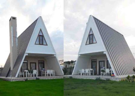 Triangular Light Steel House