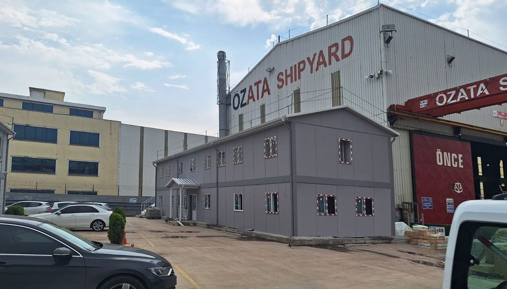 Double Storey 317m² Prefabricated Office Özata Shipyard