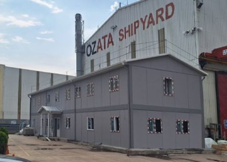 Double Storey 317m² Prefabricated Office Özata Shipyard